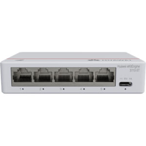 华为坤灵eKitEngine S110-5T交换机(5个10/100/1000BASE-T以太网端口,含1个交流适配器,无风扇)