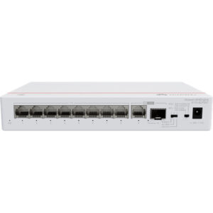华为坤灵eKitEngine S110-8LP2ST交换机(8个10/100/1000BASE-T以太网端口(54W PoE+),1个千兆SFP,1个10/100/1000BASE-T以太网端口,含1个交流适配器,无风扇)