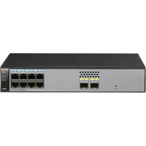 华为CloudEngine S1720-10GW-2P-E交换机组合配置(8个10/100/1000Base-T以太网端口,2个千兆SFP,含license,交流供电)