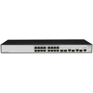 华为CloudEngine S1720-20GFR-4TP交换机(16个10/100/1000Base-T以太网端口,4个千兆SFP,2个复用的10/100/1000Base-T以太网端口Combo,交流供电)