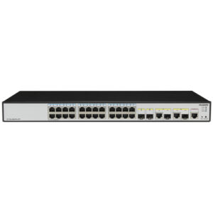 华为CloudEngine S1720-28GFR-4TP交换机(24个10/100/1000Base-T以太网端口,4个千兆SFP,2个复用的10/100/1000Base-T以太网端口Combo,交流供电)