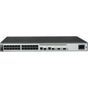 华为CloudEngine S1720-28GWR-PWR-4TP-E交换机组合配置(24个10/100/1000Base-T以太网端口,4个千兆SFP,2个复用的10/100/1000Base-T以太网端口Combo,8端口PoE+,含license,124W POE,前维护)