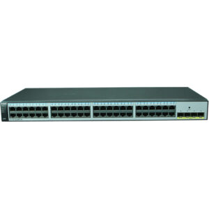 华为CloudEngine S1720-52GWR-4X-E交换机组合配置(48个10/100/1000Base-T以太网端口,4个万兆SFP+,含license,交流供电)