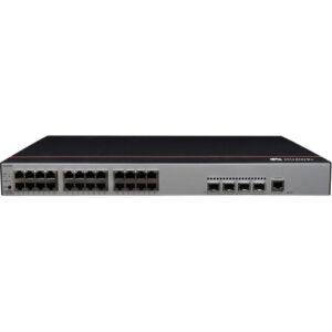 华为CloudEngine S1730S-S24T4S-A1交换机(24个10/100/1000BASE-T以太网端口,4个千兆SFP,交流供电)