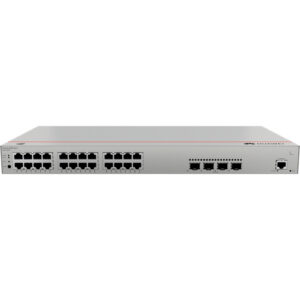 华为坤灵eKitEngine S220-24P4X交换机(24个10/100/1000BASE-T以太网端口(400W PoE+),4个万兆SFP+,内置交流供电)