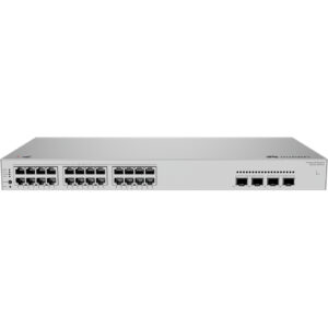 华为坤灵eKitEngine S220S-24P4JX交换机(24个10/100/1000BASE-T以太网端口(400W PoE+),2个万兆SFP+,2个2.5G SFP,内置交流供电)