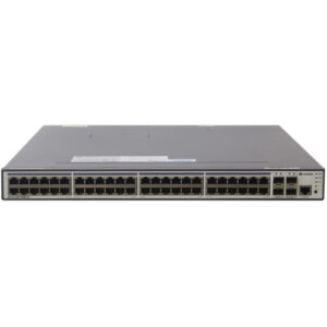 华为CloudEngine S2710-52P-PWR-SI交换机组合配置(48个10/100Base-TX以太网端口,4个千兆SFP,PoE+,含1个500W交流电源)