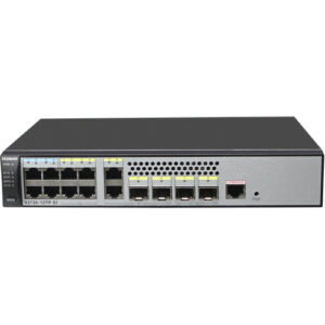 华为CloudEngine S2720-12TP-EI交换机(4个10/100Base-TX以太网端口,4个10/100/1000Base-T以太网端口,2个复用的千兆Combo SFP,2个千兆SFP,交流供电)