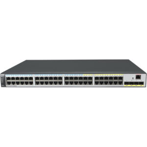 华为CloudEngine S2720-52TP-PWR-EI交换机(32个10/100Base-TX以太网端口,16个10/100/1000Base-T以太网端口,4个千兆SFP,PoE+,370W PoE交流供电)