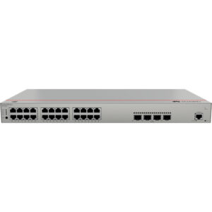 华为坤灵eKitEngine S310-24P4X交换机(24个10/100/1000BASE-T以太网端口(400W PoE+),4个万兆SFP+,内置交流供电)