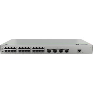 华为坤灵eKitEngine S310-24T4X交换机(24个10/100/1000BASE-T以太网端口,4个万兆SFP+,内置交流供电)