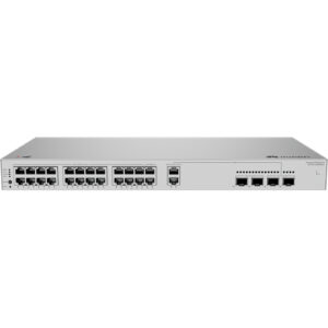 华为坤灵eKitEngine S310S-26PN4JX交换机(24个10/100/1000BASE-T以太网端口(其中22个支持PoE+),2个10/100/1000/2.5GBASE-T Combo(PoE+),2个万兆SFP+,400W PoE,内置交流供电)