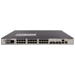 华为CloudEngine S3700-28TP-EI-DC交换机(24个10/100Base-TX以太网端口,4个千兆SFP,2个复用的10/100/1000Base-T以太网端口Combo,直流供电)