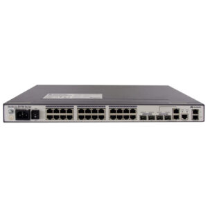 华为CloudEngine S3700-28TP-EI-MC-AC交换机(24个10/100Base-TX以太网端口,4个千兆SFP,2个复用的10/100/1000Base-T以太网端口Combo,2监控口,交流供电)