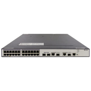 华为CloudEngine S3700-28TP-PWR-EI交换机(24个10/100Base-TX以太网端口,4个千兆SFP,2个复用的10/100/1000Base-T以太网端口Combo,PoE+,不含电源)