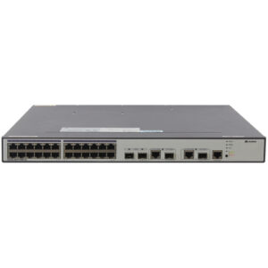 华为CloudEngine S3700-28TP-PWR-SI交换机组合配置(24个10/100Base-TX以太网端口,4个千兆SFP,2个复用的10/100/1000Base-T以太网端口Combo,PoE+,含1个500W交流电源)