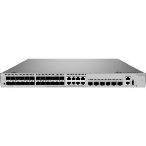 华为坤灵eKitEngine S530-24ST4XE交换机(24个千兆SFP,其中8个10/100/1000Base-T Combo,4个万兆SFP+,2个10GE堆叠口,含1个交流电源)