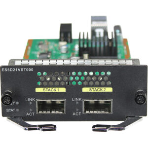 华为ES5D21VST000交换机板卡，华为2*QSFP+专用堆叠卡(含1M QSFP+线缆1根)，适用于华为S5700系列交换机