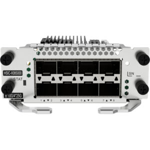 华为HSIC-X08S000交换机板卡(8个万兆SFP+或4个25GE SFP28光接口插卡(仅1/2/3/4口支持25GE))，适用于S500、S600、S5700、S6700系列交换机