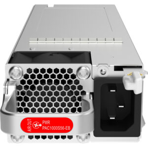 华为PAC1000S56-EB电源1000W PoE交流&240V直流电源模块(66mm宽外壳,后前风道,电源面板侧出风)，适用于华为S300、S5700、S8700系列交换机，AR8000系列路由器