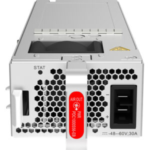华为PDC1000S56-EB电源，华为1000W PoE直流电源模块(66mm宽外壳,后前风道,电源面板侧出风)，适用于华为S5700、S8700系列交换机，华为AR8700系列路由器