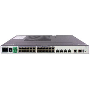 华为S5700-24TP-SI-AC交换机(24个10/100/1000Base-T以太网端口,4个复用的千兆Combo SFP,交流供电)