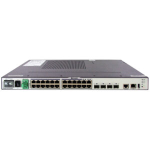 华为S5700-24TP-SI-DC交换机(24个10/100/1000Base-T以太网端口,4个复用的千兆Combo SFP,直流供电)