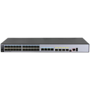华为S5700-28X-LI-24S-AC交换机(24个千兆SFP,4个复用的10/100/1000Base-T以太网端口Combo,4个万兆SFP+,交流供电)