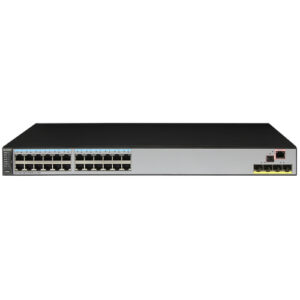 华为S5700-28X-PWR-LI-AC交换机(24个10/100/1000Base-T以太网端口,4个万兆SFP+,PoE+,交流供电)