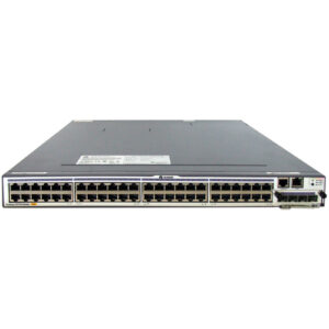 华为S5700-52C-PWR-EI交换机(48个10/100/1000Base-T以太网端口,PoE+,单子卡槽位,不含电源)