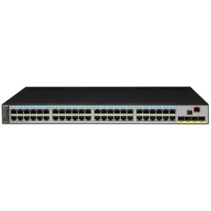 华为S5700-52X-PWR-LI-AC交换机(48个10/100/1000Base-T以太网端口,4个万兆SFP+,PoE+,交流供电)