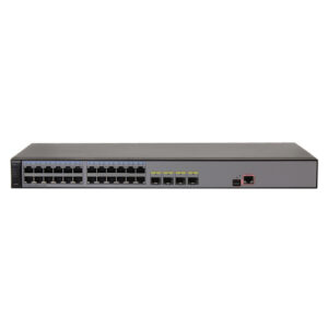 华为S5700S-28P-LI-AC交换机(24个10/100/1000Base-T以太网端口,4个千兆SFP,交流供电)