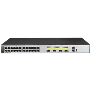 华为S5710-28X-LI-AC交换机(24个10/100/1000Base-T以太网端口,4个万兆SFP+,交流供电)