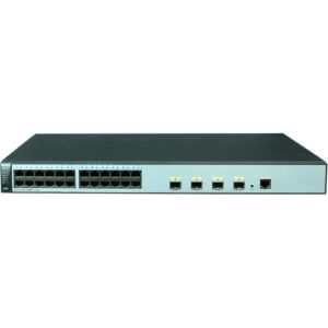 华为S5720-28P-PWR-LI-AC交换机(24个10/100/1000Base-T以太网端口,4个千兆SFP,PoE+,370W POE交流供电)