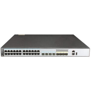 华为S5720-28P-SI-AC交换机组合配置(24个10/100/1000Base-T以太网端口,4个复用的千兆Combo SFP,4个千兆SFP,含1个交流电源)