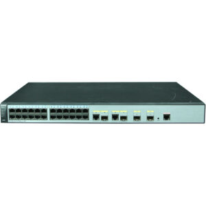 华为S5720-28TP-PWR-LI-AC交换机(24个10/100/1000Base-T以太网端口,4个千兆SFP,2个复用的10/100/1000Base-T以太网端口Combo,PoE+,370W POE交流供电)