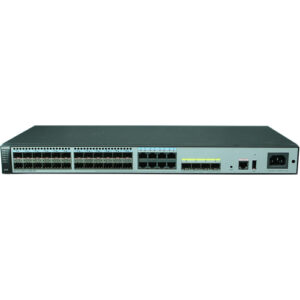 华为S5720-28X-LI-24S-AC交换机(24个千兆SFP,8个复用的千兆10/100/1000Base-T以太网端口Combo,4个万兆SFP+,交流供电,前维护)