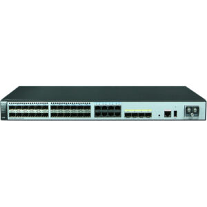华为S5720-28X-LI-24S-DC交换机(24个千兆SFP,8个复用的千兆10/100/1000Base-T以太网端口Combo,4个万兆SFP+,直流供电,前维护)