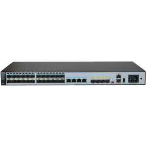 华为S5720-32X-EI-24S-AC交换机(24个千兆SFP,4个10/100/1000Base-T以太网端口,4个万兆SFP+,交流供电,前维护)