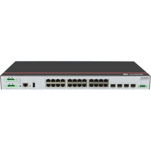 华为S5720I-28X-SI-AC交换机(24个10/100/1000BASE-T以太网端口,4个万兆SFP+,内置双交流电源)S5720I-SI系列宽温智能回传一体机