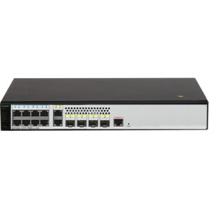 华为S5720S-12TP-PWR-LI-AC交换机(8个10/100/1000Base-T以太网端口,4个千兆SFP,2个复用的10/100/1000Base-T以太网端口Combo,PoE+,124W PoE交流供电)