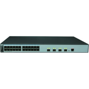 华为S5720S-28P-PWR-LI-AC交换机(24个10/100/1000Base-T以太网端口,4个千兆SFP,PoE+,370W POE交流供电)