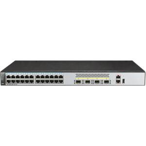 华为S5720S-28P-SI-AC交换机(24个10/100/1000Base-T以太网端口,4个千兆SFP,交流供电)