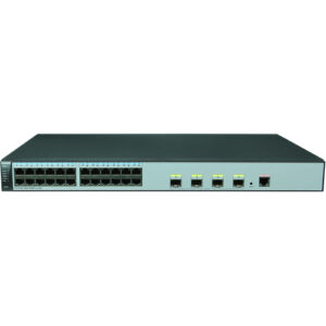 华为S5720S-28X-PWR-LI-AC交换机(24个10/100/1000Base-T以太网端口,4个万兆SFP+,PoE+,370W POE交流供电)