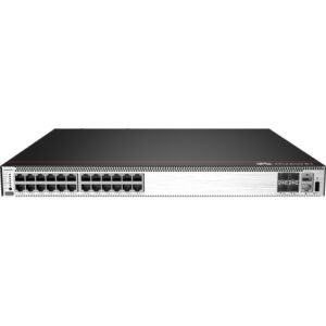 华为CloudEngine S5731-H24P4XC交换机(24个10/100/1000BASE-T以太网端口,4个万兆SFP+,单子卡槽位,PoE+,不含电源)