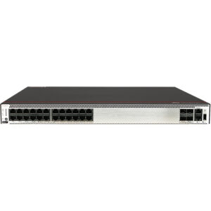 华为CloudEngine S5731- H24T4XC-K安可系列交换机(24个10/100/1000BASE-T以太网端口,4个万兆SFP+,单子卡槽位,PoE+,不含电源)