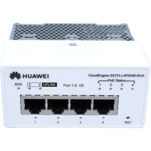 华为CloudEngine S5731-L4P2HW-RUA远端模块交换机 (4个10/100/1000BASE-T以太网端口,PoE++,2个光电混合千兆SFP,交流适配器)