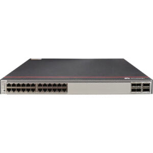 华为CloudEngine S5732-H24UM2C-K全万兆多速率安可系列交换机 2.5G组合配置(24个100M/1/2.5GBase-T以太网端口,可选RTU升级到5/10G,4个25GE SFP28,2个40GE/100GE QSFP28,单子卡槽位,PoE++,含1个1000W交流电源)