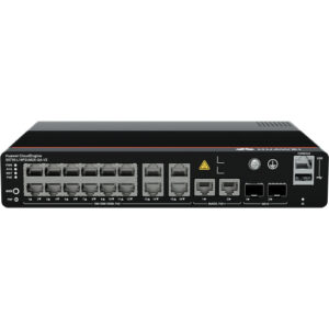 华为CloudEngine S5735-L16P2UM2X-QA-V2交换机(16个10/100/1000BASE-T以太网端口(PoE+),2个100M/1/2.5/5/10G以太网端口(PoE++), 2个万兆SFP+,247W PoE,内置交流供电,无风扇)