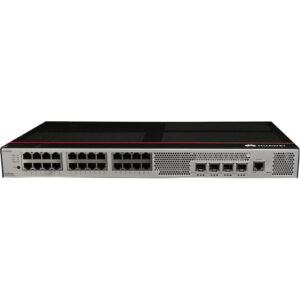 华为CloudEngine S5735-L24T4S-QA1千兆交换机(24个10/100/1000BASE-T以太网端口,4个千兆SFP,交流供电,自然散热)